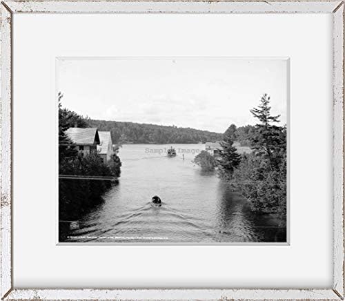 תמונות אינסופיות צילום: אגם פאוגוס | אגם וויניפסאוקי | ניו המפשייר | 1906 | רביית צילום היסטורית